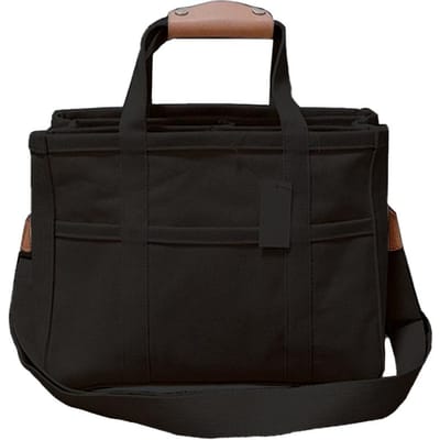 Sac fourre-tout en toile sac à main femmes bandoulière sac à bandoulière multifonctionnel maman sac à couches avec plusieurs noir