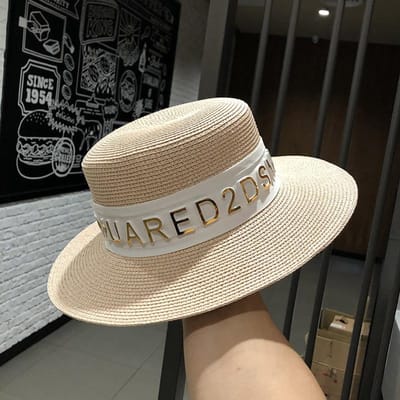 Bucket Hat Letters Zomer Dames Bucket Hat Zonnehoed Dames Strooien Hoed Fedora Hoed Europese Heren En Dames Hoed Letters 56-58cm gray