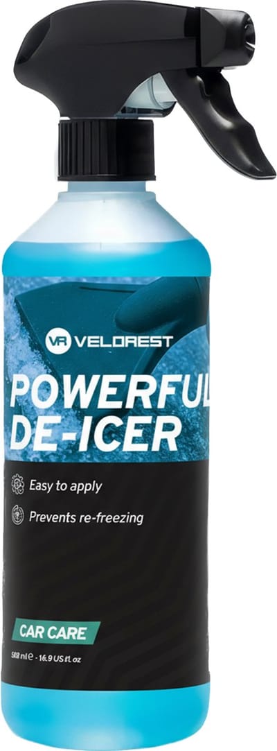 Velorest De-Icer Auto - Ruitenontdooier Spray - Antivries Spray - Ontdooispray - 500ml