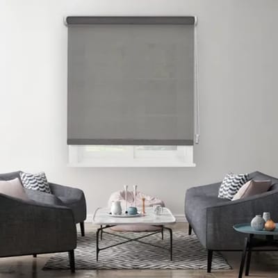 Madeco 1253 Ancona Lichtdoorlatend Rolgordijn Antraciet 60x190cm