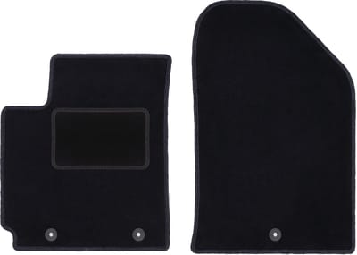 Voormatten zwart voor: Kia Picanto II JE hatchback (2011-2017)