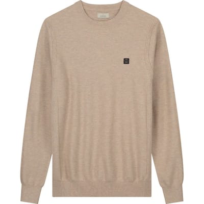 Dstrezzed Pullover Beige Melange - Maat L - Heren - Pullovers