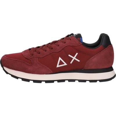 SUN68 Tom Solid, Heren bordeauxrode Sneakers 46 bordeaux