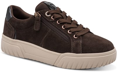 Tamaris Comfort Essentials Dames Sneakers - MOCCA SUEDE