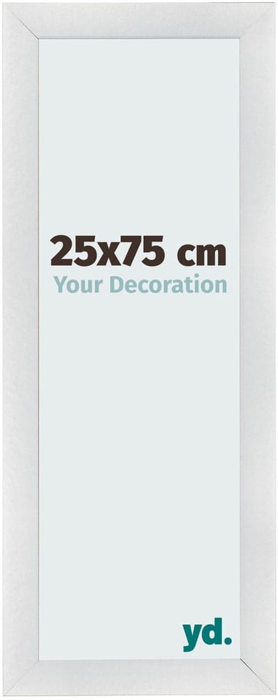 Your Decoration - Fotolijst 25x75 cm - MDF - Zilver Mat - Pisa
