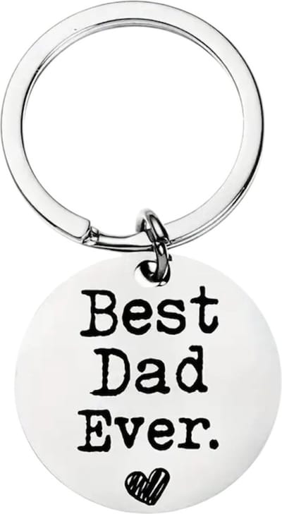 Sleutelhanger Best Dad Ever ( Papa ) 6.3 x 3 cm