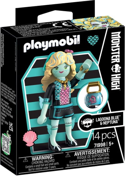 PLAYMOBIL | Monster High | Lagoona Blue | Speelfiguurtjesset voor creatieve Halloweenavonturen & onderwatermonsterdromen | Met figuur & accessoires | Geweldig cadeau voor kinderen vanaf 4 jaar | 71998
