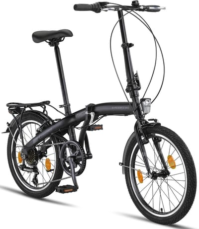 Vouwfiets 20 inch voor heren en dames - 6 versnellingen, ideale fiets voor dagelijks gebruik