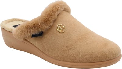 Scapa - Pantoffels - Camel - Vrouwen - Maat 41 -