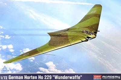 Academy Modelbouwpakket Militaire voertuigen - 12583 German Horten Ho 229 - Wunderwaffe Plastic - 1:72 - Modelbouw