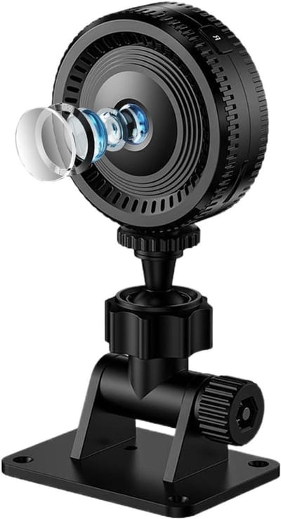 Draadloze Camera - Binnen Camera - Huis Bewaken - 1080p HD Resolutie - 55 x 55 cm - Zwart