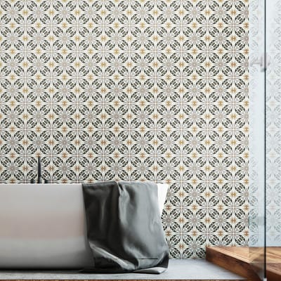 Muurstickers voor keuken en badkamer - 30 Belmiro Azulejos cementtegelstickers - 30 stickers 20x20cm