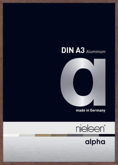 Nielsen Alpha Aluminium Wissellijst Wenge 29,7x42cm (A3)