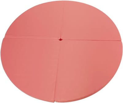 Beschermmat Paaldans - Fitness Mat - Veilig Oefenen - Opvouwbaar Ontwerp - 200 x 10 cm - Zwart