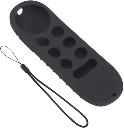 Siliconen beschermhoes voor afstandsbediening, geschikt voor Chromecast en TV afstandsbedieningen - Grijs, duurzaam en schokbestendig