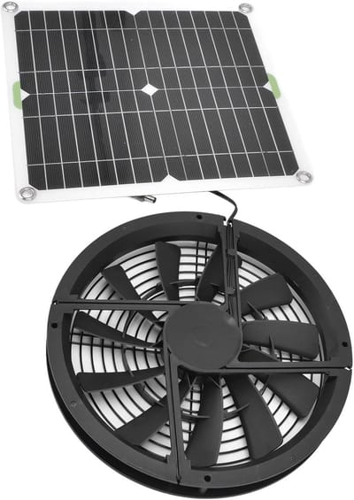 Waterdichte Zonnewarmteafvoer Ventilator 100W - 10 Inch Ventilatie voor Schuur en Kippenhok