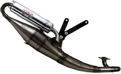 Leovince uitlaatdemper voor Gilera 50 ICE scooter Gloednieuw