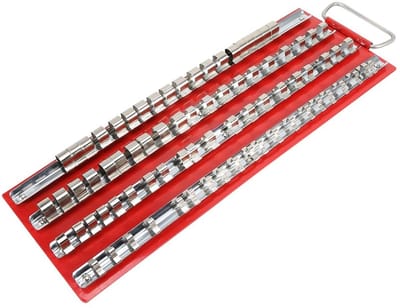 Dailygoody - Heavy Duty Socket Organizer - 80 Stuks - Duurzaam en Praktisch voor Garage en Werkplaats