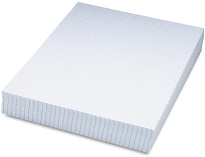 Composition Paper - Schrijfpapier Notitieboek - Schoolwerk Schrijven - Bedrukt Beide Zijden - 8 1/2X11 500 Vellen - Wit