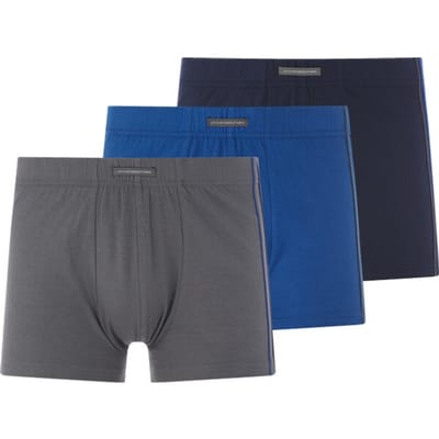 Jan Vanderstorm herren Set Van 3 Retroslips - 08 - blauw - Plus Size