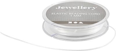 Elastisch koord, Plat, dikte 1 mm, 10 m/ 1 rol