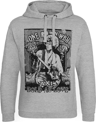 Jimi Hendrix Bold As Love Epic-hoodie, grijs gemêleerd