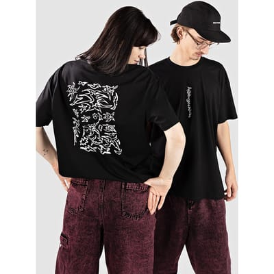 Poetic Collective Tribal T-Shirt zwart
