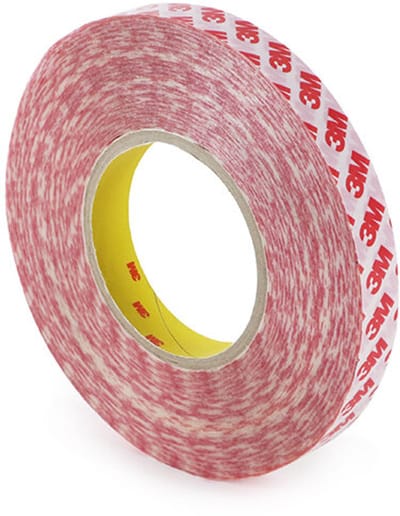 6mm - 3M GPT-020F Dubbelzijdige PET Tape - Transparant - 50 Meter Op Rol