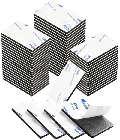 Krachtige Dubbelzijdige Foamtape - 60 Stuks voor het Ophangen van Schilderijen, Posters en DIY Projecten, Zwart