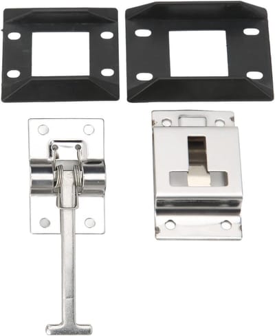 Deurvanger T-stijl - Hanger set - Voertuig deur vastzetten - Roestvrij staal 316 - 17 x 5 x 3 cm