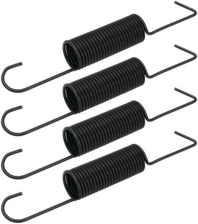 Dailygoods- Maaierdeck Riem - 4 Stuks - Compatibel met John Deere - Vervanging GX20377/GX21582 - Metaal - Zwart - Eenvoudig te installeren - Grasmaaieronderdeel