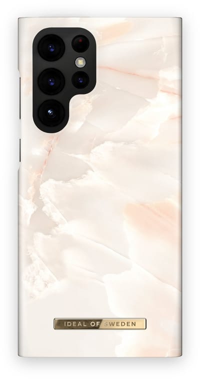 iDeal of Sweden Galaxy S22 Ultra Backcover hoesje Fashion Case Rose Pearl Marble