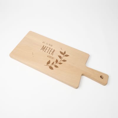 Tapasplankje - Serveerplankje - Meter - Meter vragen - Wil je mijn meter zijn - meter worden - blad