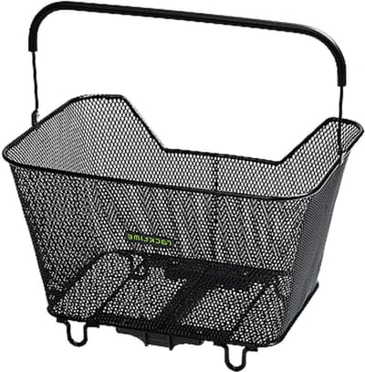 Fietsmand - Bagagedrager mand - Boodschappen vervoeren - Met Snapit adapter - 20 liter - Zwart