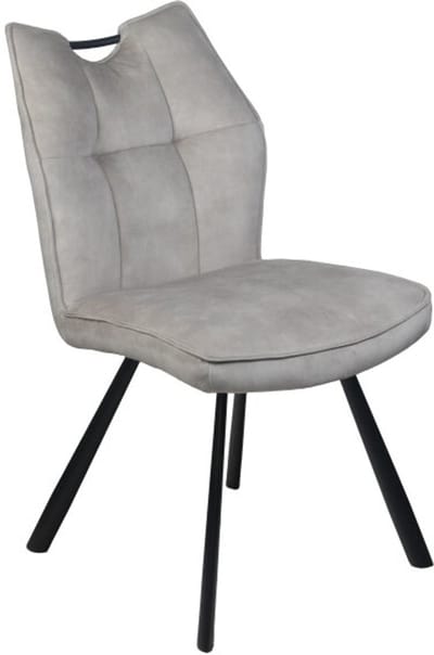 Eetkamerstoel Felien Velvet - Beige - eetkamerstoelen set van 2