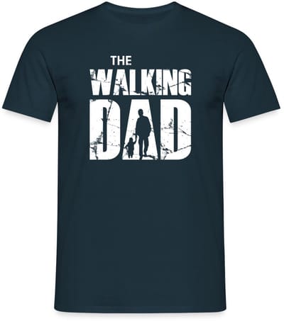 The Walking Dad | Vaderschap | Cadeau Voor Vader T-Shirt Heren