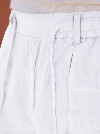 Bovista Linnen Broek Heren - Zomerbroek - Volwassenen - Lange Broek - Pantalon - Strandbroek - Zomer - Ibiza Stijl - Hemelsblauw - Maat XXXL