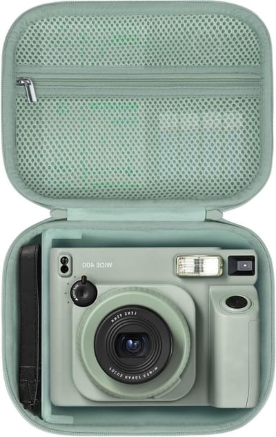 Hard Case voor Fujifilm Wide 400/300 Camera - Lichtgroen, Bescherming, Duurzaam en Stijlvol