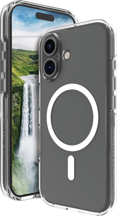 Dbramante1928 - Iceland Ultra D3O Mag geschikt voor iPhone 16 Plus Hoesje - transparant