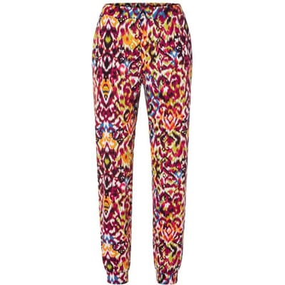 ESMARA Dames zomerbroek (Rood/oranje/blauw, XS (32/34))