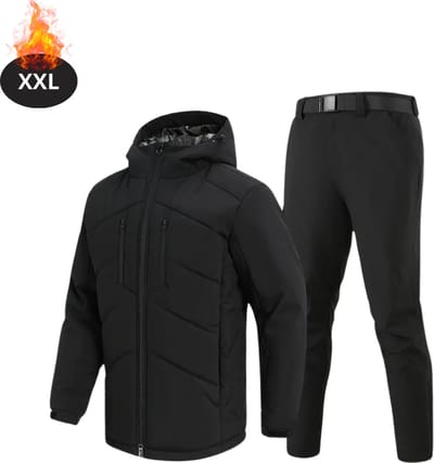 Bovista Skipak - SkiBroek - Skijas - Ski Suit - Wintersport - Heren - 2-Delig - Zwart - Maat XXL