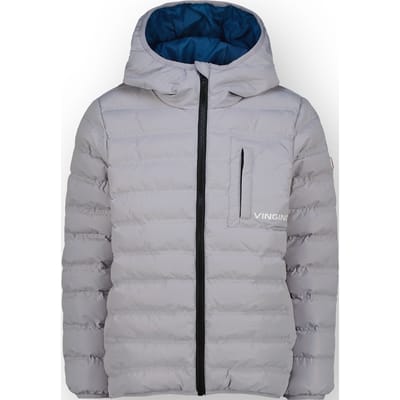 Vingino Boys Tizza Jacket Outdoor Fog Grey Maat: 10 | Jassen Outlet | Unisex | Grijs