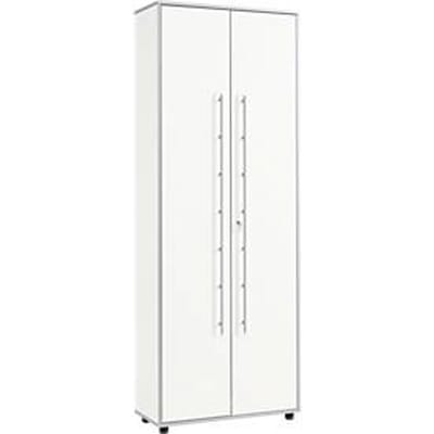 Schäfer Shop  Select Archiefkast Moxxo IQ, hout, 5 legborden, 6 ordnerhoogten, B 801 x D 362 x H 2166 mm, afsluitbaar, wit