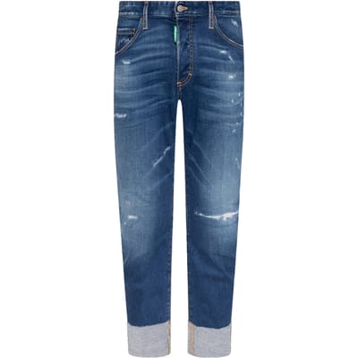 Dsquared2 Sailor Style Blue Jeans