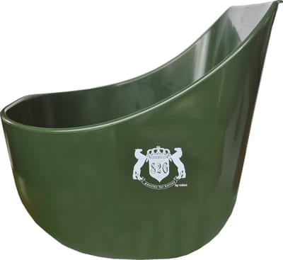 Universele voederbak 12L groen incl.logo