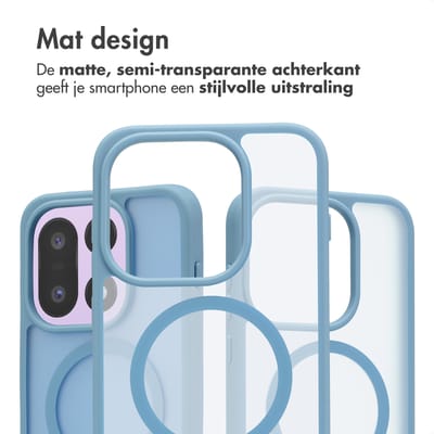 imoshion Hoesje - Geschikt voor OnePlus 15 - Color Guard Backcover met Magnetische Ring - Lichtblauw