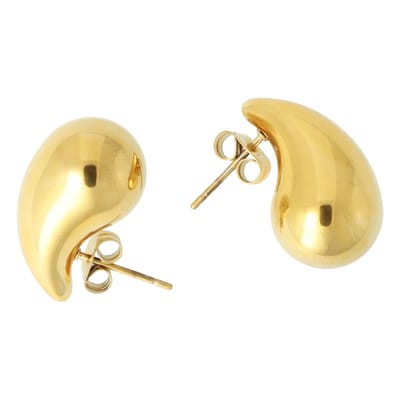 Lajetti - Druppel Oorbellen Goudkleurig Dames Stainless Steel - Oorstekers Mini druppel