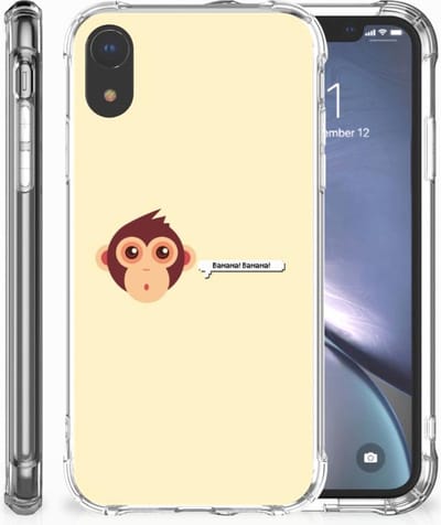 Apple iPhone Xr Stevig Bumper Hoesje Monkey