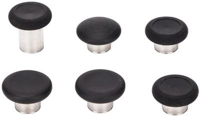 Dailygoods- Joysticks 6 Stuks - Vervangende Joysticks - Roestvrij Staal - Verstelbare Hoogtes - Compatibel met One Controller Serie 2 - Duurzaam Materiaal