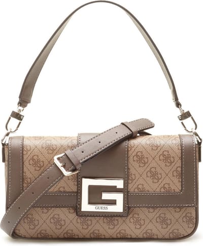 Guess - Brightside Dames Shoulder Bag - Latte